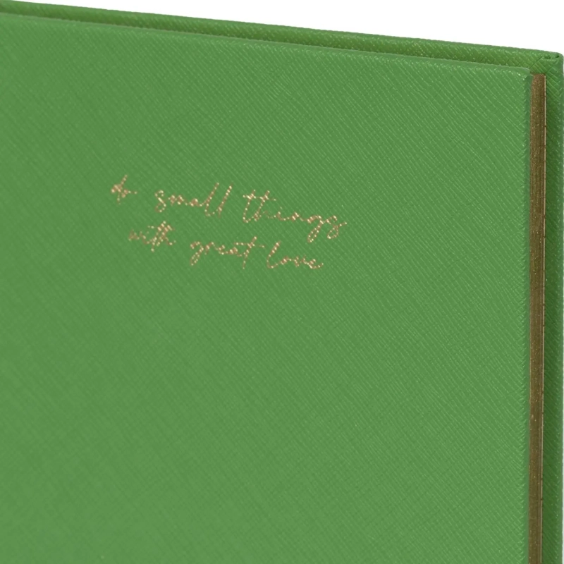Ежедневник недатированный зеленый, А5 136 л., Do small things, ATTACHE
