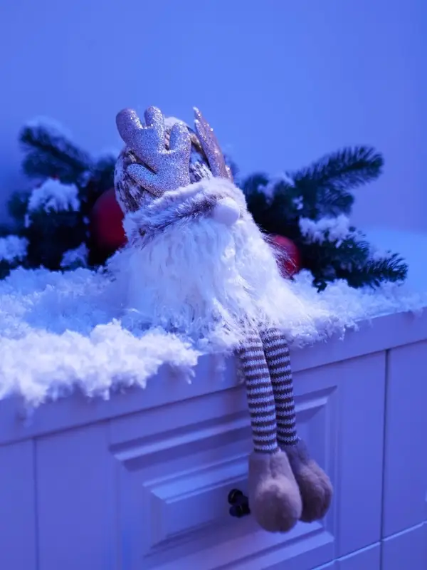 Фигура текстиль «Гном лосяш» 33 см, 1 LED, от батареек AG13×3, свечение тёплое белое Фигура текстиль «Гном лосяш» 33 см, 1 LED, от батареек AG13×3, свечение тёплое белое