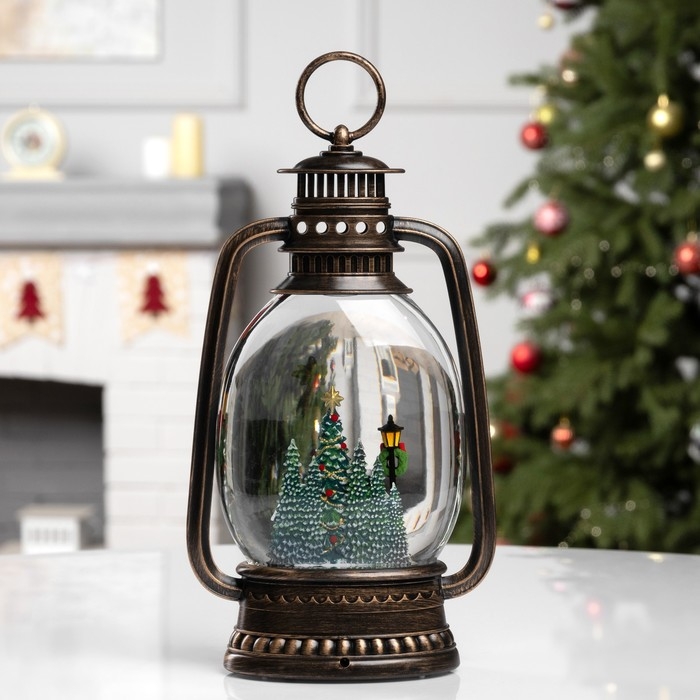 Фигура светодиодная «Ночные огни», 27.9х15.7х7.6 см, музыка, батарейки ААх3 (не в комплекте), USB, свечение тёплое белое Фигура светодиодная «Ночные огни», 27.9х15.7х7.6 см, музыка, батарейки ААх3 (не в комплекте), USB, свечение тёплое белое