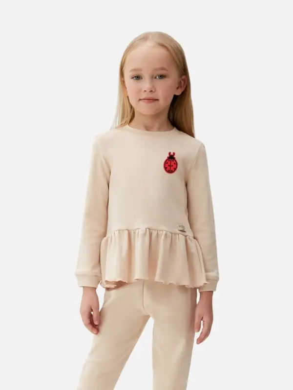 Термоаппликация &laquo;Божья коровка&raquo;, 5.7&times;3.5 см, красная