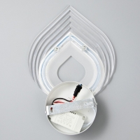 Бра "Лист" LED 12Вт 3000-4000К белый 24х19х4 см