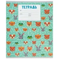 Тетрадь 18 листов в клетку Calligrata KIDS, блок офсет, 5 В МИКС