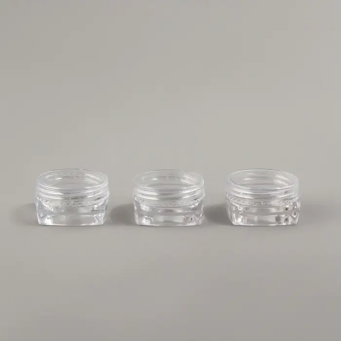 Баночки для хранения, 3 мл, набор - 3 шт., прозрачная