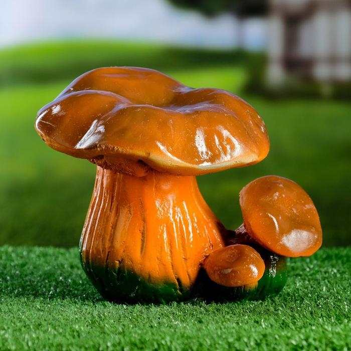Садовая фигура  Садовая фигура "Гриб лисички" 17см