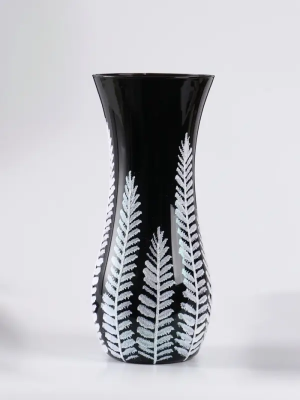 Ваза &laquo;Вента&raquo;, веточки, h=26 см, стекло, чёрная