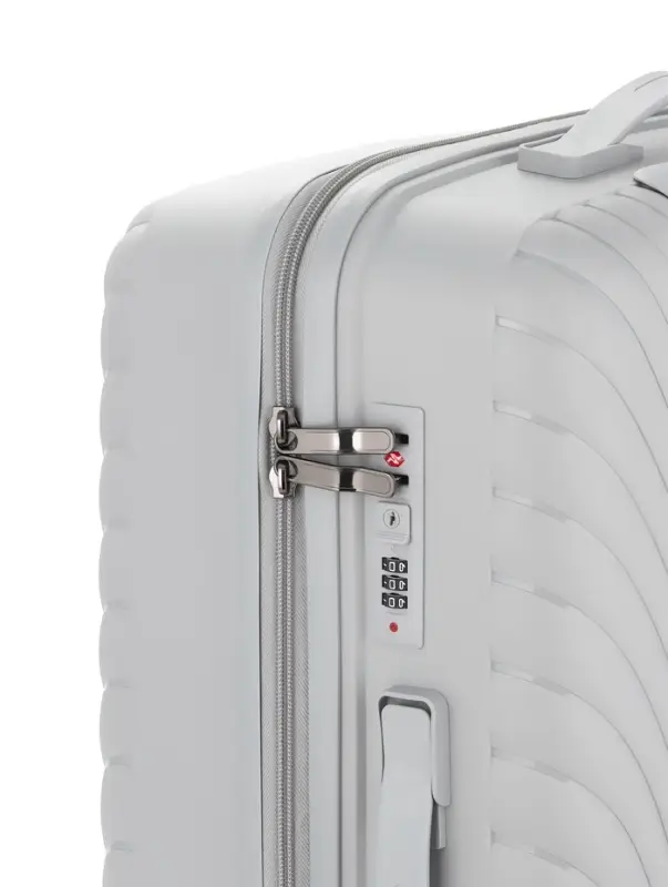 Чемодан на колёсах, 24", кодовый замок, 40&times;24&times;65 см, серый