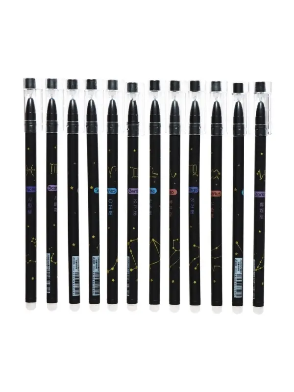 Стираемая ручка &laquo;Астрология&raquo;, гелевая, синий стержень, узел 0.5 мм, МИКС