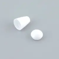 Наконечники для шнура, d=4 мм, 17&times;12 мм, 100 шт., белые
