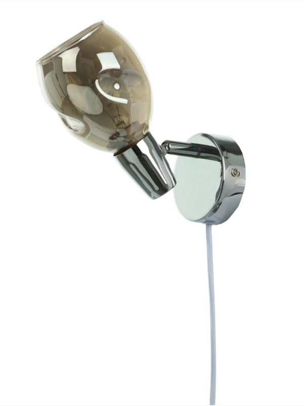 Спот "Аиша" 1хЕ14 40Вт хром 16х9х16 см