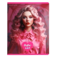 Тетрадь 80 листов в клетку на скрепке Glamorous collection, обложка мелованный картон, глянцевая ламинация, МИКС