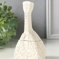 Шкатулка с крышкой, для украшений &laquo;Балалайка&raquo;, 15&times;7&times;5 см, гипс
