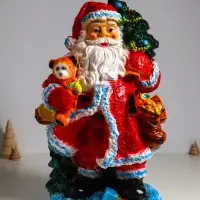 Фигура "Дед мороз" 52х32х26,5 см, красный Фигура "Дед мороз" 52х32х26,5 см, красный