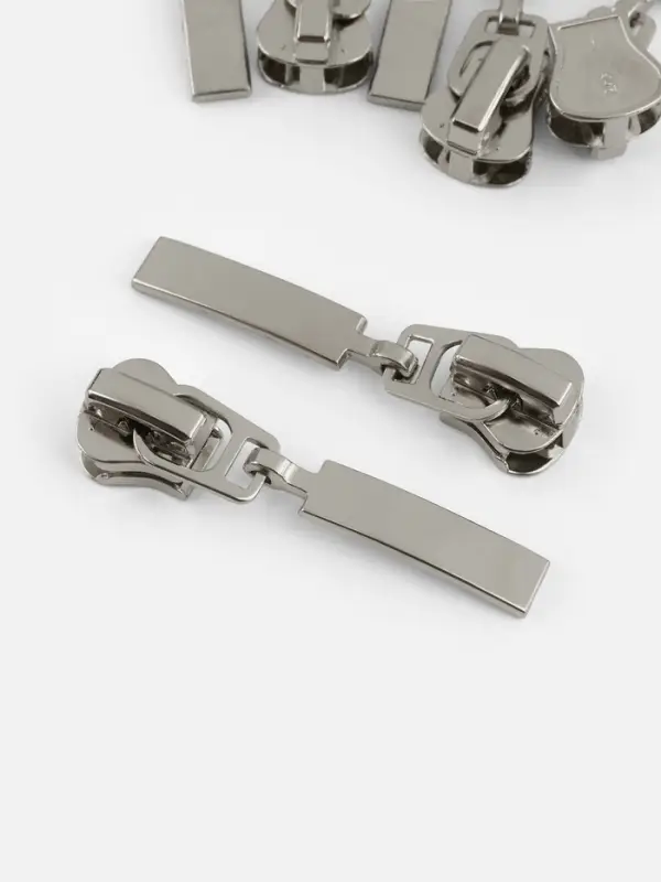 Бегунок для молнии «Трактор», №5, цвет никель Бегунок для молнии «Трактор», №5, цвет никель