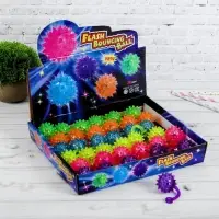 Мяч «Ёжик», световой, 4,5 см, цвета МИКС Мяч «Ёжик», световой, 4,5 см, цвета МИКС