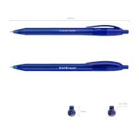 Ручка шариковая автоматическая ErichKrause U-208 Original Matic, игольчатый узел 1,0 мм, чернила синие, ультра-мягкое письмо