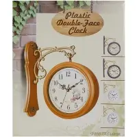 Часы настенные интерьерные &laquo;Сабатини&raquo;, двусторонние, на подвесе, плавный ход, 35&times;30 см, d=19.5 см, от батарейки 1хАА