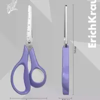Ножницы ErichKrause JOY Aquamarine, 14 см, сиреневый