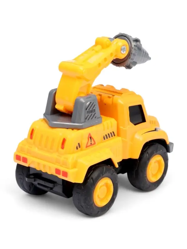 Робот-трансформер «Стройбот», собирается из 5 машинок, подвижные детали