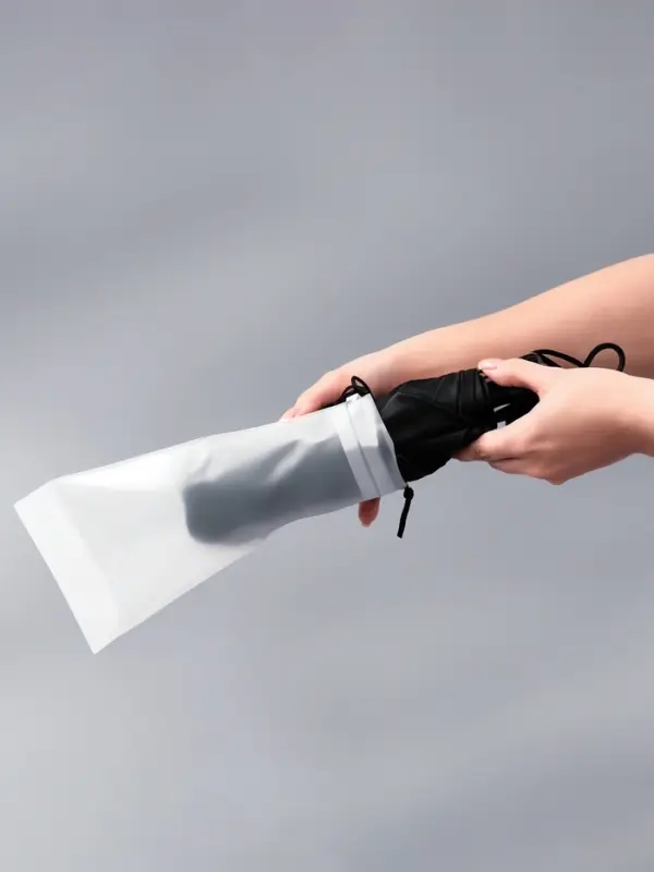 Чехол для зонта, фасовка - 4 шт., 25×12 см, белый Чехол для зонта, фасовка - 4 шт., 25×12 см, белый