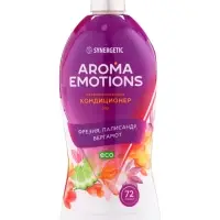 Кондиционер для белья парфюмированный SYNERGETIC фрезия, палисандр, бергамот, 1,8 л