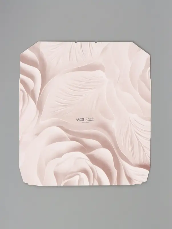 Коробка подарочная складная &laquo;Подарок&raquo;, 20&times;20&times;4 см, с окном