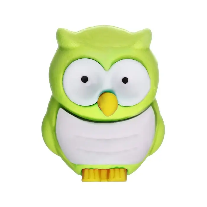 Ластик фигурный &laquo;Сова&raquo;, в блистере, МИКС (штрихкод на штуке)