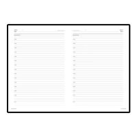 Ежедневник недатированный А5 145 х 205 мм Velvet син флуор 272 стр.3-115/07