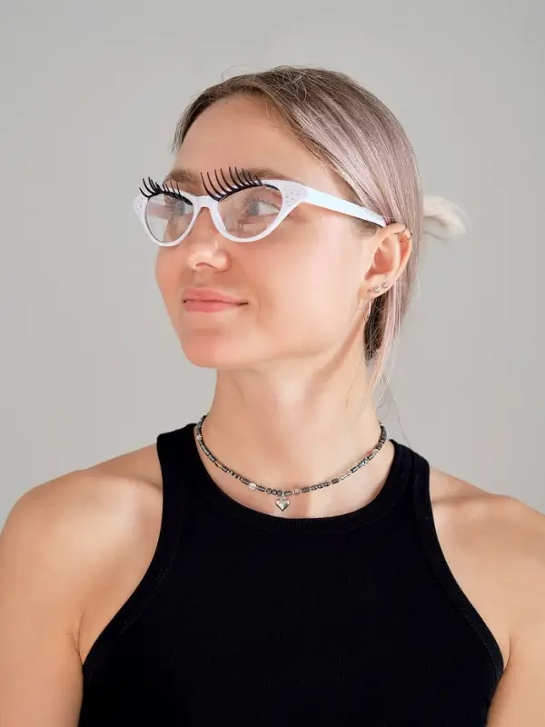 Карнавальные очки "Ресницы"