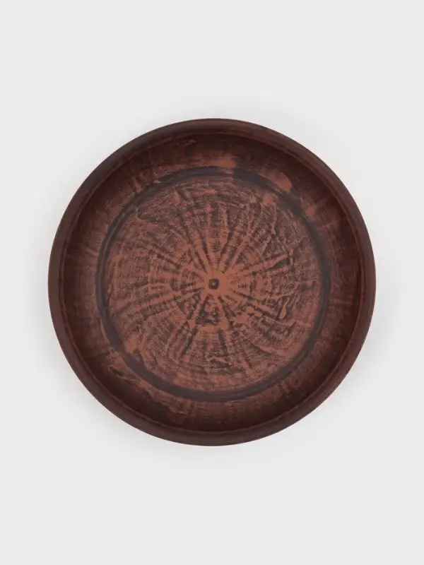 Форма для запекания &laquo;Ангоб&raquo;, 670 мл, d=21 см, красная глина