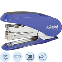 Степлер MSBL24301(№24/6-26/6) до 30л,энергосбер,метлл,син