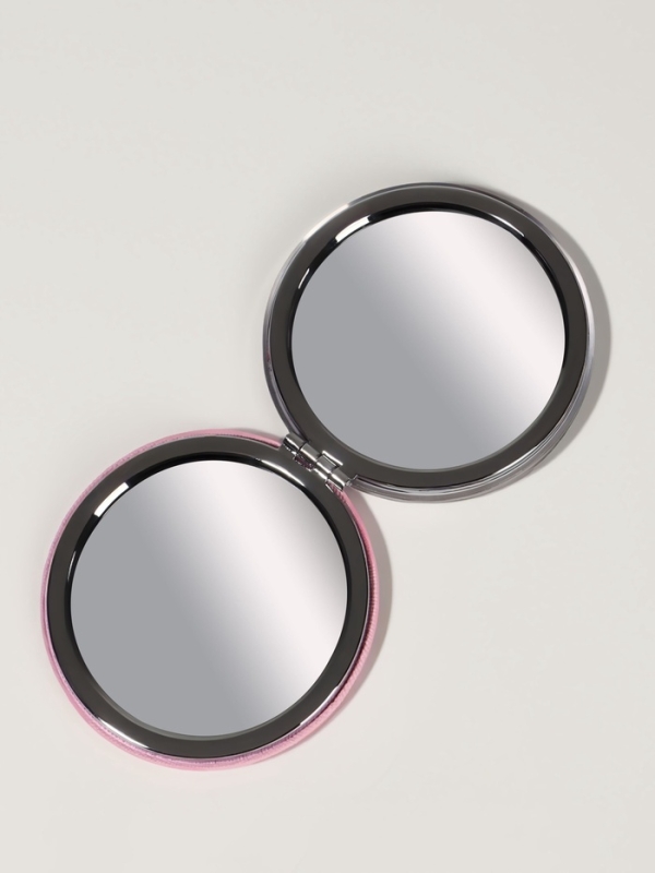 Зеркало складное «Мандала», d = 7,2 см, с увеличением, цвет МИКС
