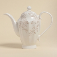 Заварочный чайник SL Home «Аманде», 27,5×14×24 см, фарфор, белый