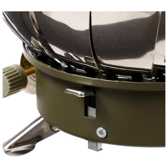 Плита газовая Maclay (с ветрозащитой) 17 х 13 см, для кемпинга, большая Плита газовая Maclay (с ветрозащитой) 17 х 13 см, для кемпинга, большая