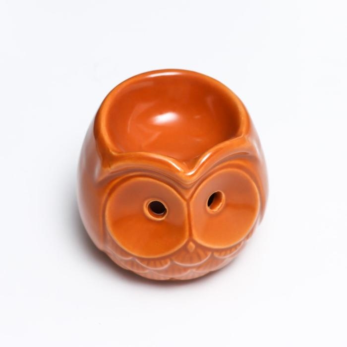 Аромалампа керамика  Аромалампа керамика "Совёнок" под шамот МИКС 6,7х7,5х7,5 см