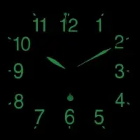 Часы настенные &laquo;Илони&raquo;, дискретный ход, светящиеся, d=25 см