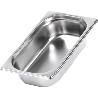Гастроемкость LUXSTAHL нерж.сталь, GN 1/4, 26,5х16,4х6,5см, (га19)