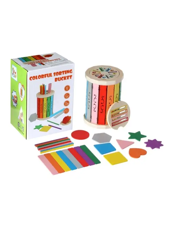 Сортер &laquo;Давай учиться и играть&raquo;, развивающий набор по методике Монтессори