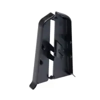 Торцевые заглушки для плинтуса &laquo;Деконика&raquo;, пара, 70 мм, цвет 007 чёрный