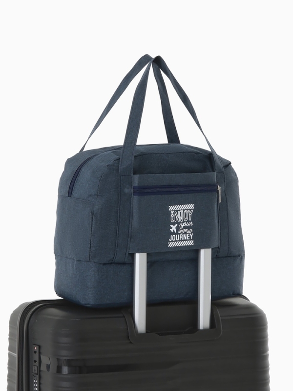 Сумка дорожная на молнии, синяя Сумка дорожная на молнии, синяя