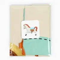 Воздушный шар фольгированный 54" "Лошадка" под воздух, цвет белый