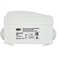 FORS Выключатель 2-клавишный для открытой установки 10А IP54 ВС20-2-0-ФБ белый ФОРС