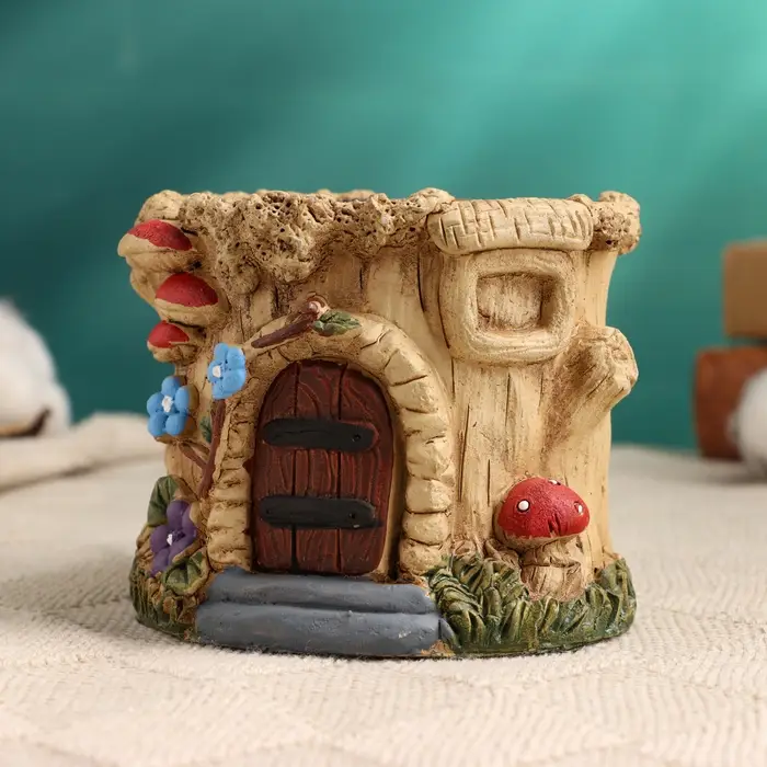 Кашпо  Кашпо "Домик феи" 10х9х9см