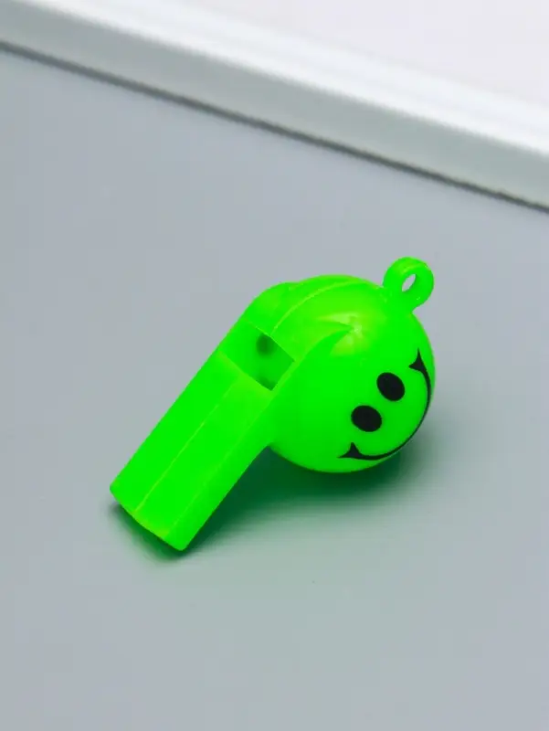 Свисток - брелок пластик &laquo;Смайл&raquo;, МИКС