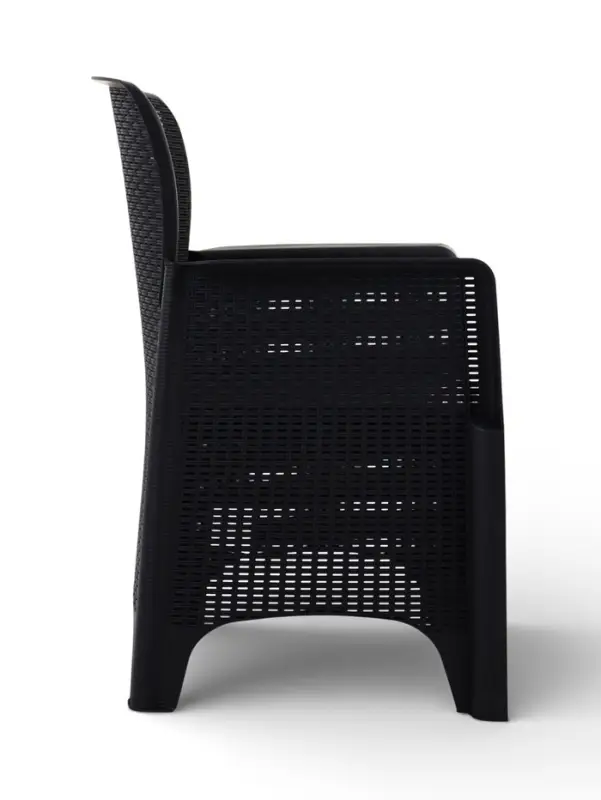 Комплект садовой мебели &laquo;Ротанг лайт&raquo;, 3 предмета: 2 кресла, стол, цвет мокко