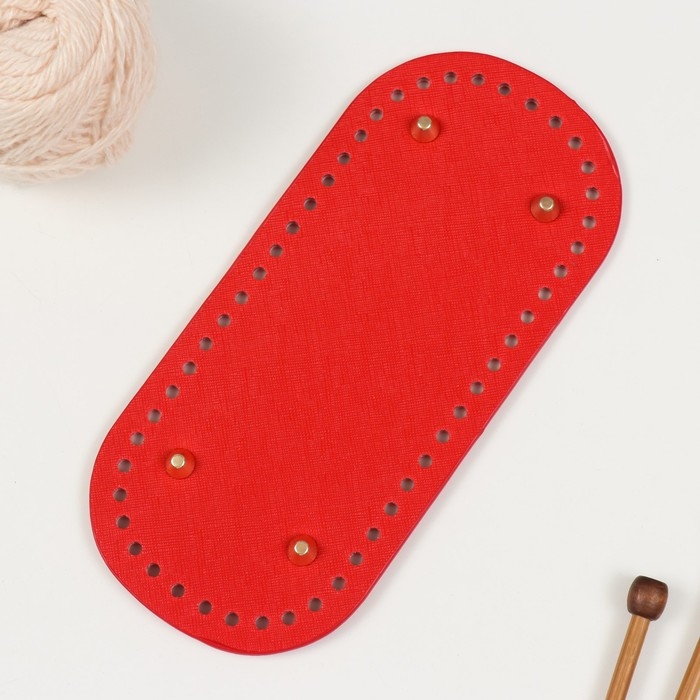 Основа для вязаных изделий кожзам Основа для вязаных изделий кожзам "Вытянутая" МИКС 10х22 см