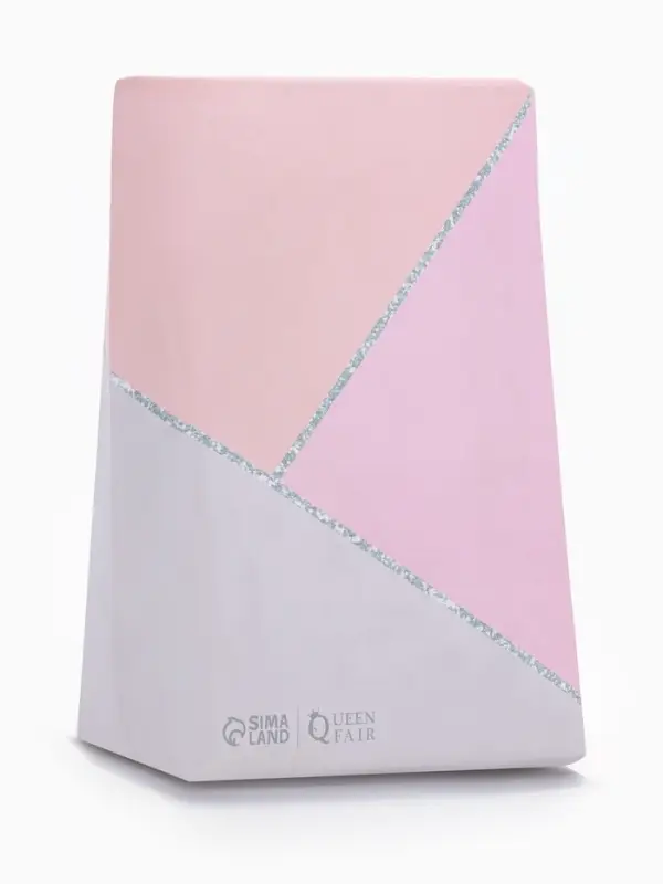 Зеркало настольное, с увеличением х2, двустороннее, 11&times;18 см, (9.4&times;11.5 см), металлическое