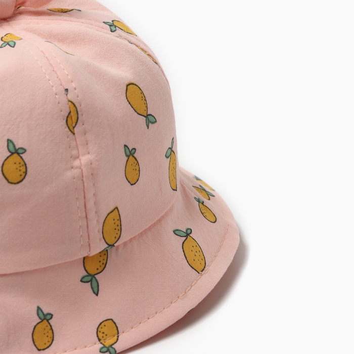 Панама детская Панама детская "Лимончик" MINAKU, цвет персиковый, р-р 46