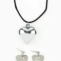 Серьги и чокер Pretty baby, 9&times;10 см