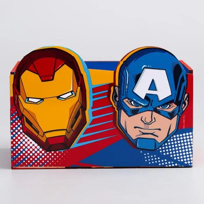 Органайзер для канцелярии, 15×10×8 см, «Мстители»