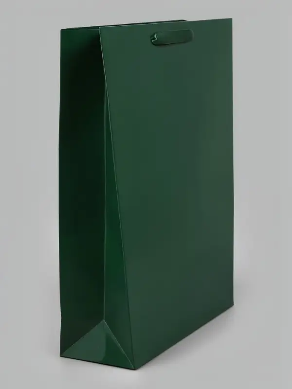 Пакет подарочный ламинированный, упаковка, &laquo;Изумрудный&raquo;, L 31&times;40&times;11.5 см